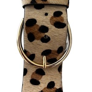 New Genuine leather/hide animal print belt